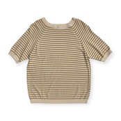 イタリア製 MaxMara マックスマーラ レーヨン ニット 半袖 シャツ トップス サイズ L /レディース/ベージュ系