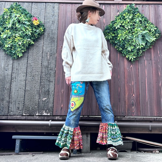 リメイクヒッピーパンツ