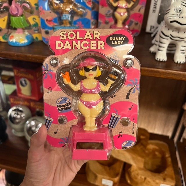 SOLAR DANCER CACTUS SUNNY LADY 　ソーラーダンサーサニーレディー　オブジェ　ソーラー　　ダンシング