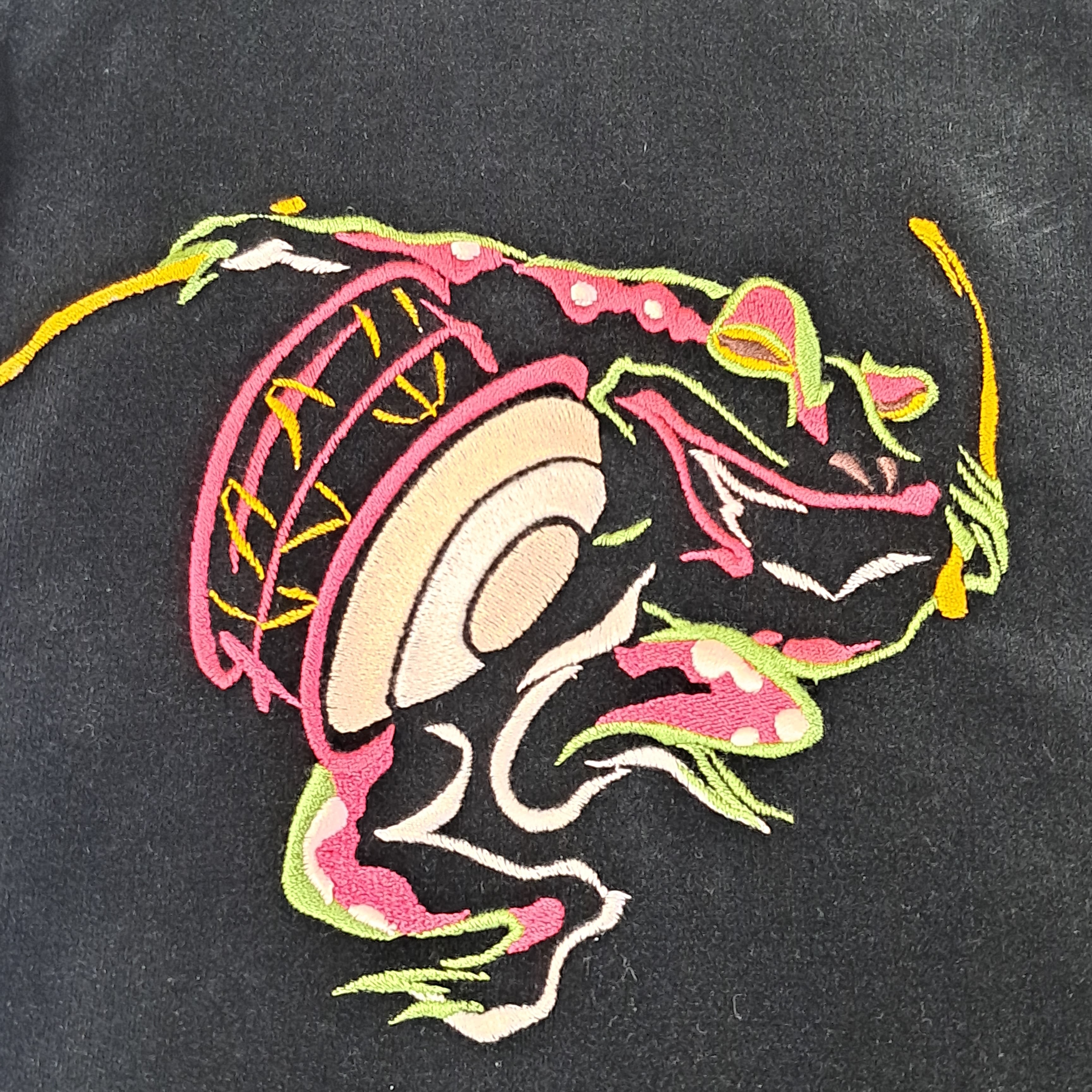 ROTER ベロアスカジャン ベトジャン 鳥獣戯画 ROTAR 鳥獣戯画ジャン