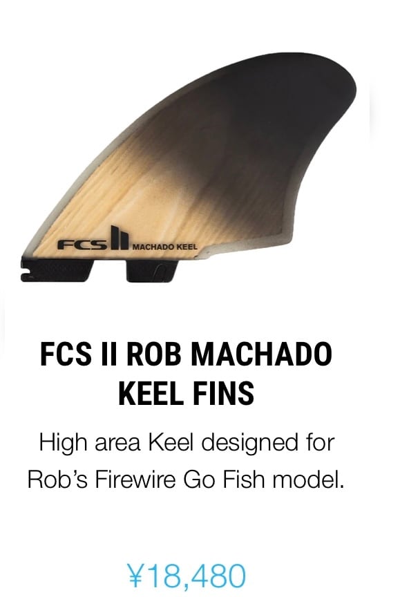 FCS2 フィン ロブ・マチャド KEEL TWIN | KAISERS SURF powered by BASE