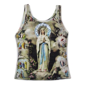 “HALO” 90s beaded tank top