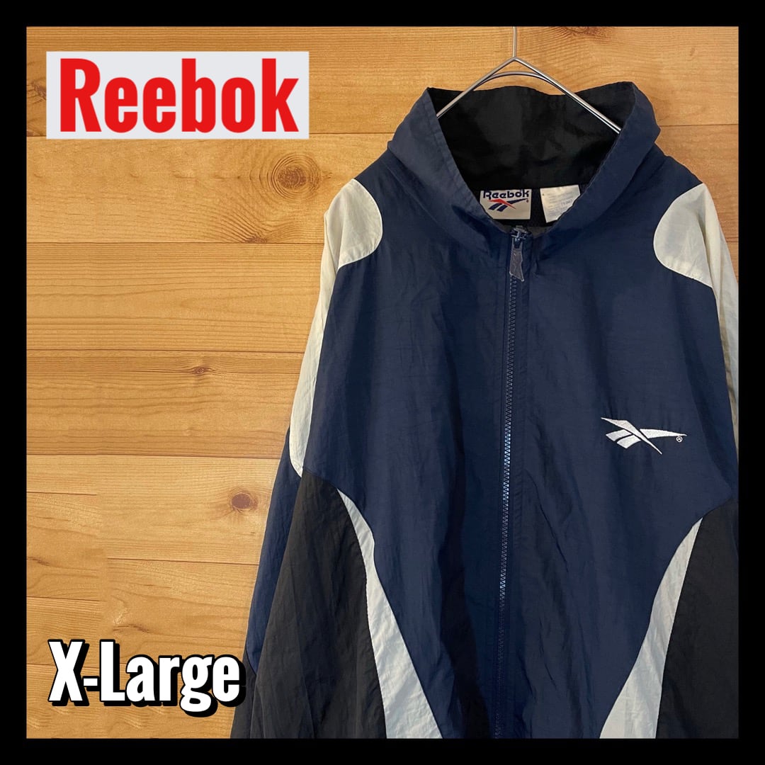 リーボック　Reebok ナイロンジャケット　オーバー　ビッグ　サイズ　90s