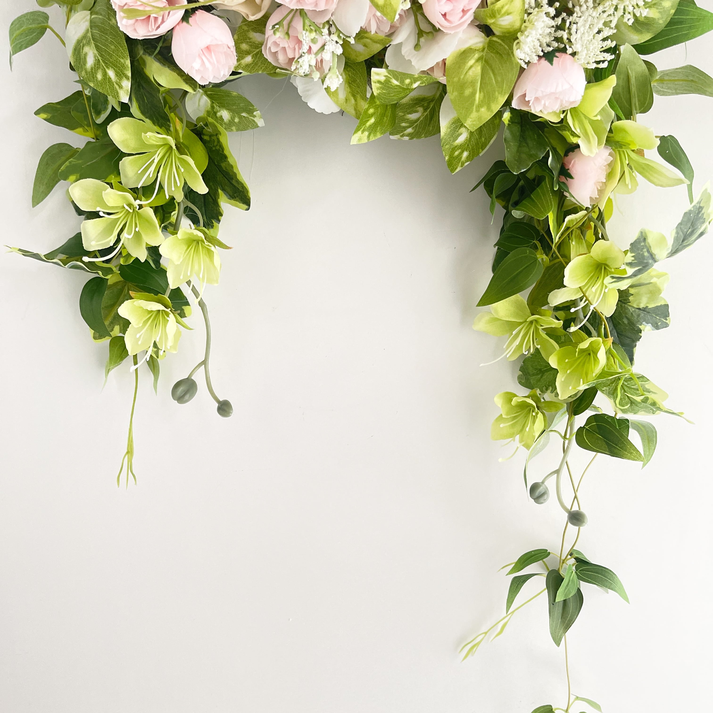 光触媒フラワー 春の光を纏うフラワーリース お部屋を格上げする大人の