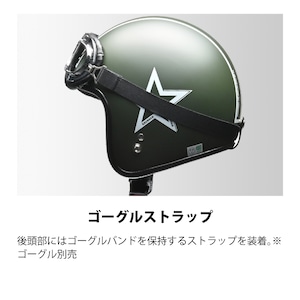 【公式】GRENVER　ジェットヘルメット　ハーフマットブラック　