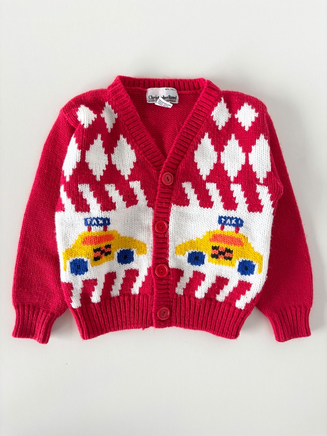 【3T相当・vintage】USA製　トレインニット