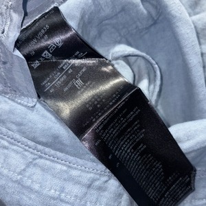 GIORGIO ARMANI saxe blue linen tailored jacket