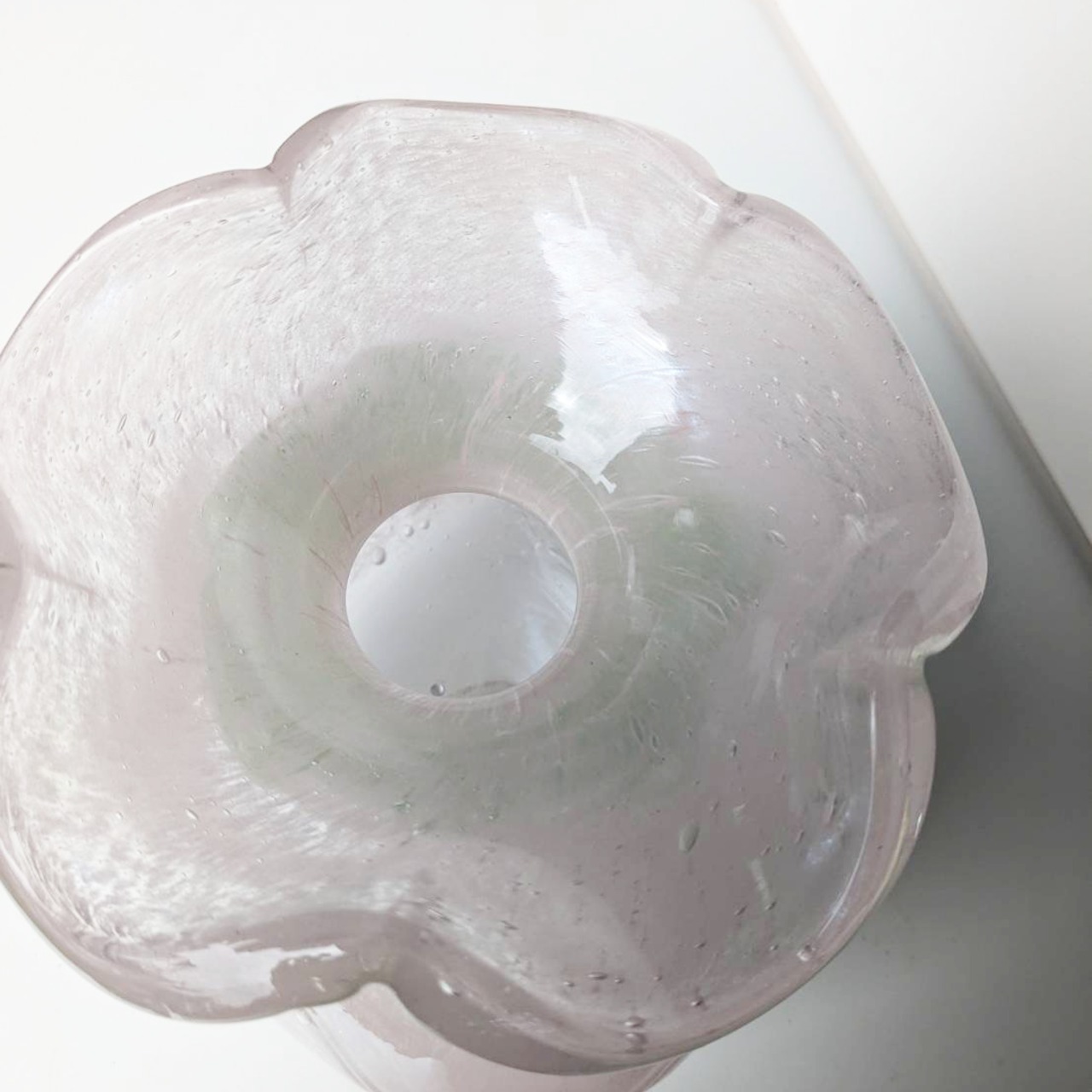 flower vase 【pink ribbon ﾋﾟﾝｸﾘﾎﾞﾝ】【Lサイズ】花瓶／フラワーベース - 14