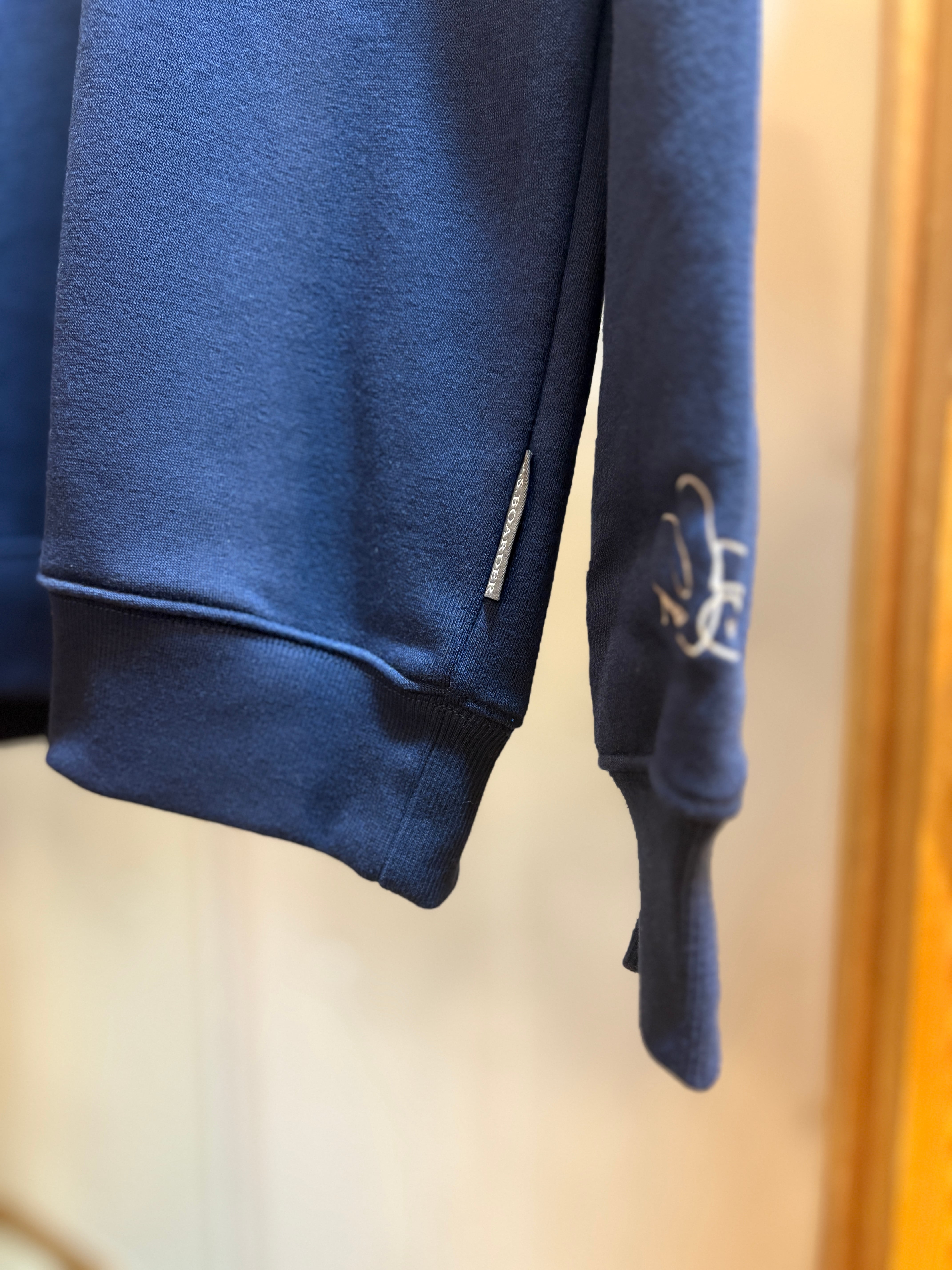 U.S.BOARDER 裏起毛25 SWT ネイビー NVY Navy blue 紺色 刺繍 カレッジ