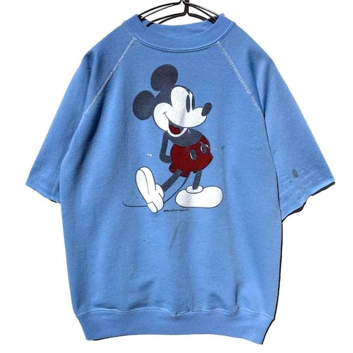【DISNEY】Vintage Cut-Off Mickey Mouse Sweatshirt【1980s-】Vintage Sweat Shirt