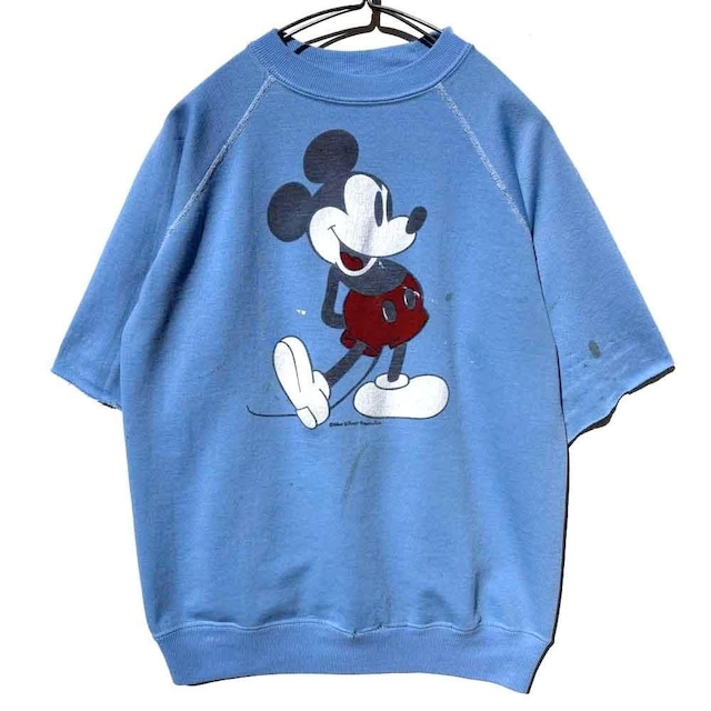 【DISNEY】Vintage Cut-Off Mickey Mouse Sweatshirt【1980s-】Vintage Sweat Shirt
