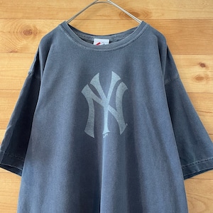 【Majestic】 MLB ニューヨーク ヤンキース Tシャツ アメリカ古着