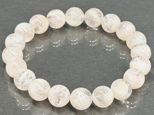 No.2333ｰ4 スノーフラワーガーデンクォーツブレスレット