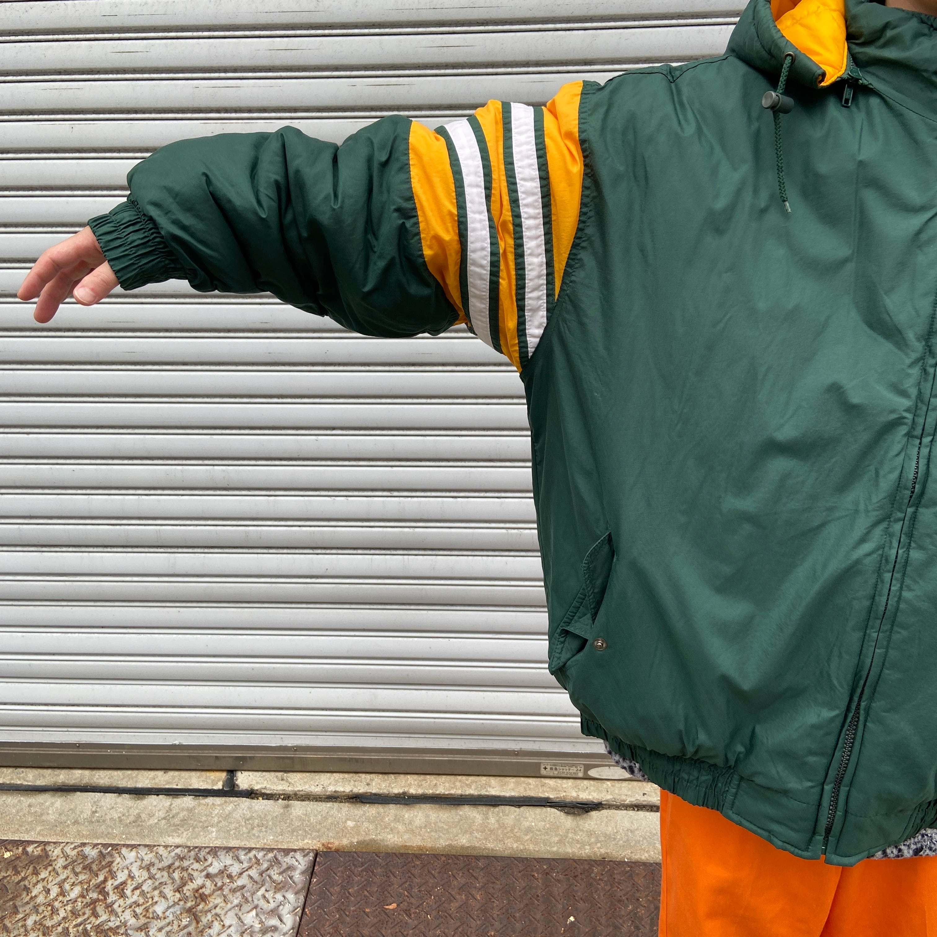 90s NFL グリーンベイパッカーズ 中綿キルティングチーム 90s NFL グリーンベイパッカーズ 中綿キルティングチーム
