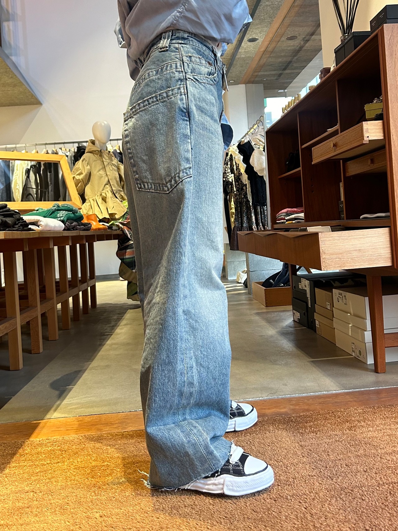 【25SS】Maison MIHARA YASUHIRO ミハラヤスヒロ / Amateur Sewn Like Wide Denim Pants / デニムパンツ - 2