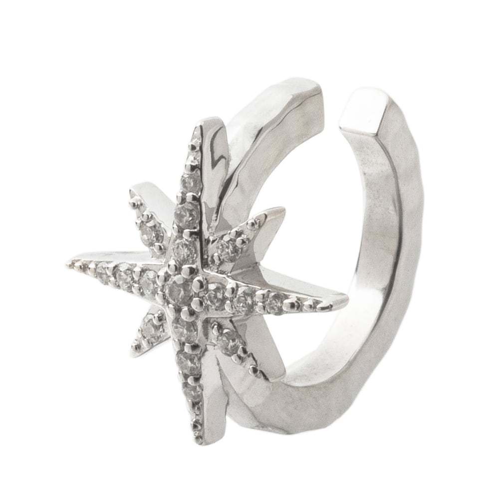 ノーススターイヤーカフ 片耳分 AKE0092 North Star Ear Cuff For one ear シルバーアクセサリー Silver jewelry