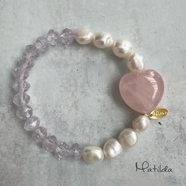 one tone bracelet（ハート）