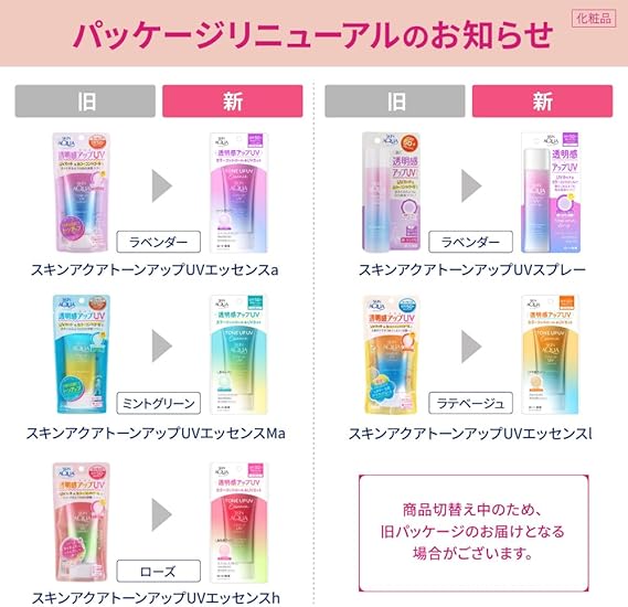 スキンアクア (skin aqua) トーンアップ UV エッセンス 日焼け止め