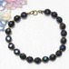紺色ガラスビーズのブレスレット　bracelet for sale  11889BR