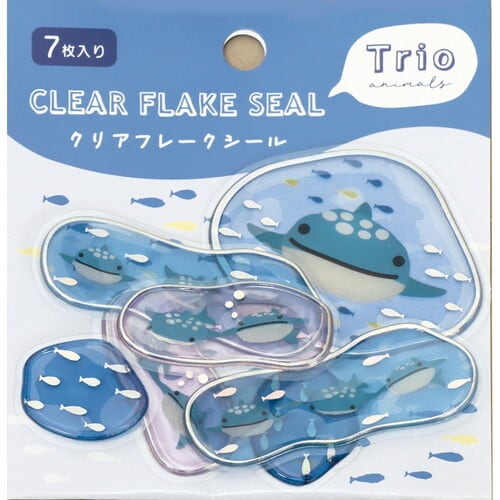 トリオ水族館・クリアフレークシール【ラボクリップ】 | Jewelie