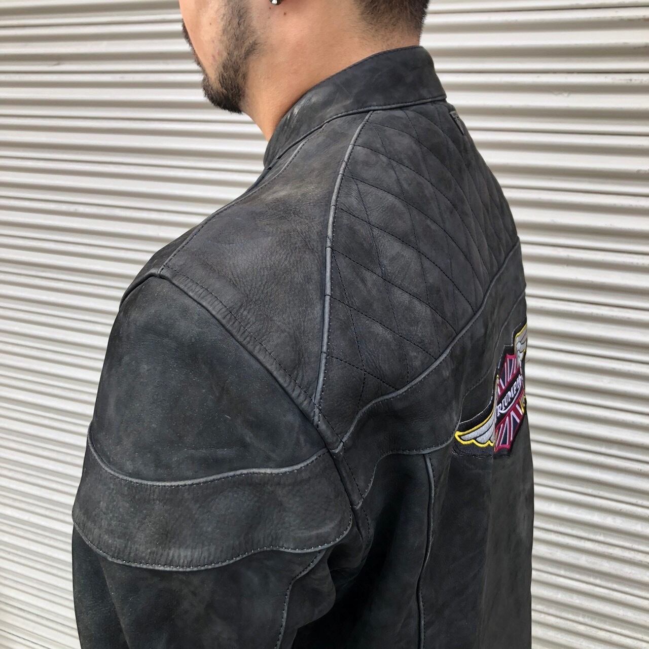 TRIUMPH ダブルライダース 観 ジャケット 革ジャン トライアンフ サイズL