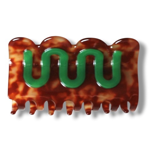 Big Wave Clip/ Bekko Green