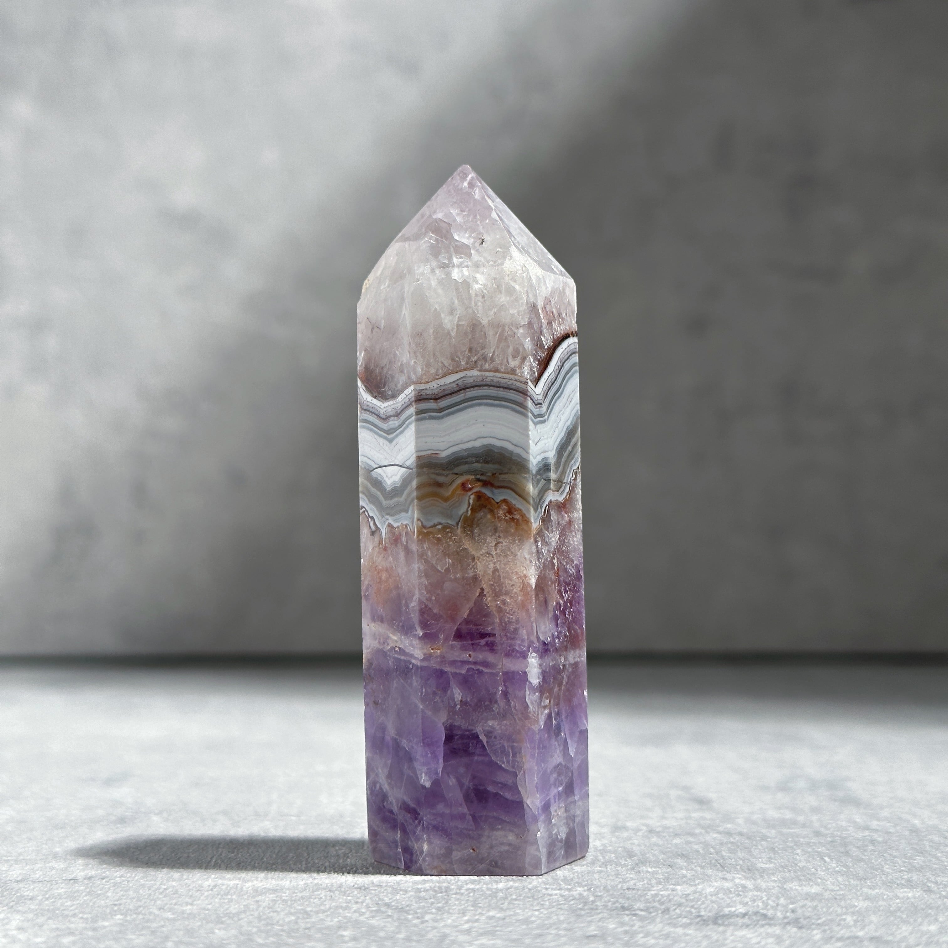 アメジストタワー アメジスト×アゲート タワー43◇ Amethyst Tower ◇天然石・鉱物