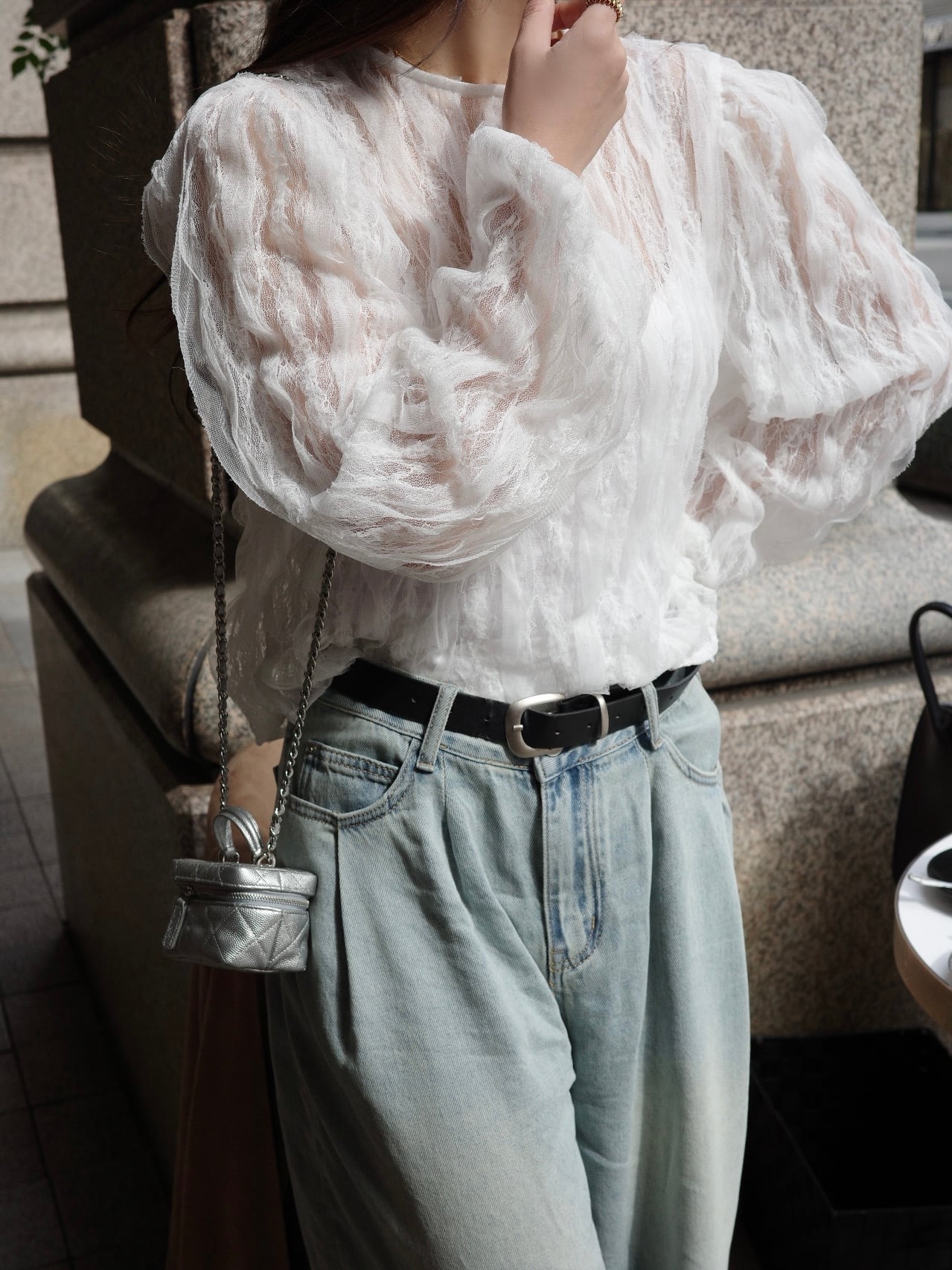 Yerin blouse / white(4月中旬頃発送予定)