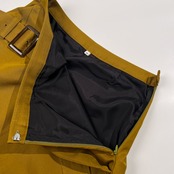 AKIRA NAKA アキラナカ ウール&シルク フレア 台形 スカート サイズ 36 /レディース/ゴールド系/日本製