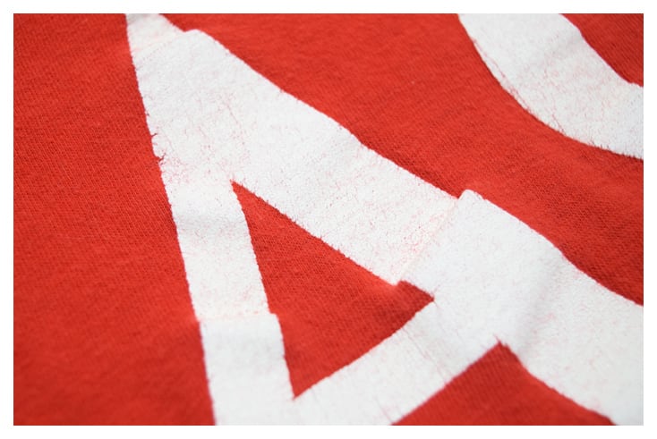 60s サザンアスレチック カレッジ アルファファイ 赤