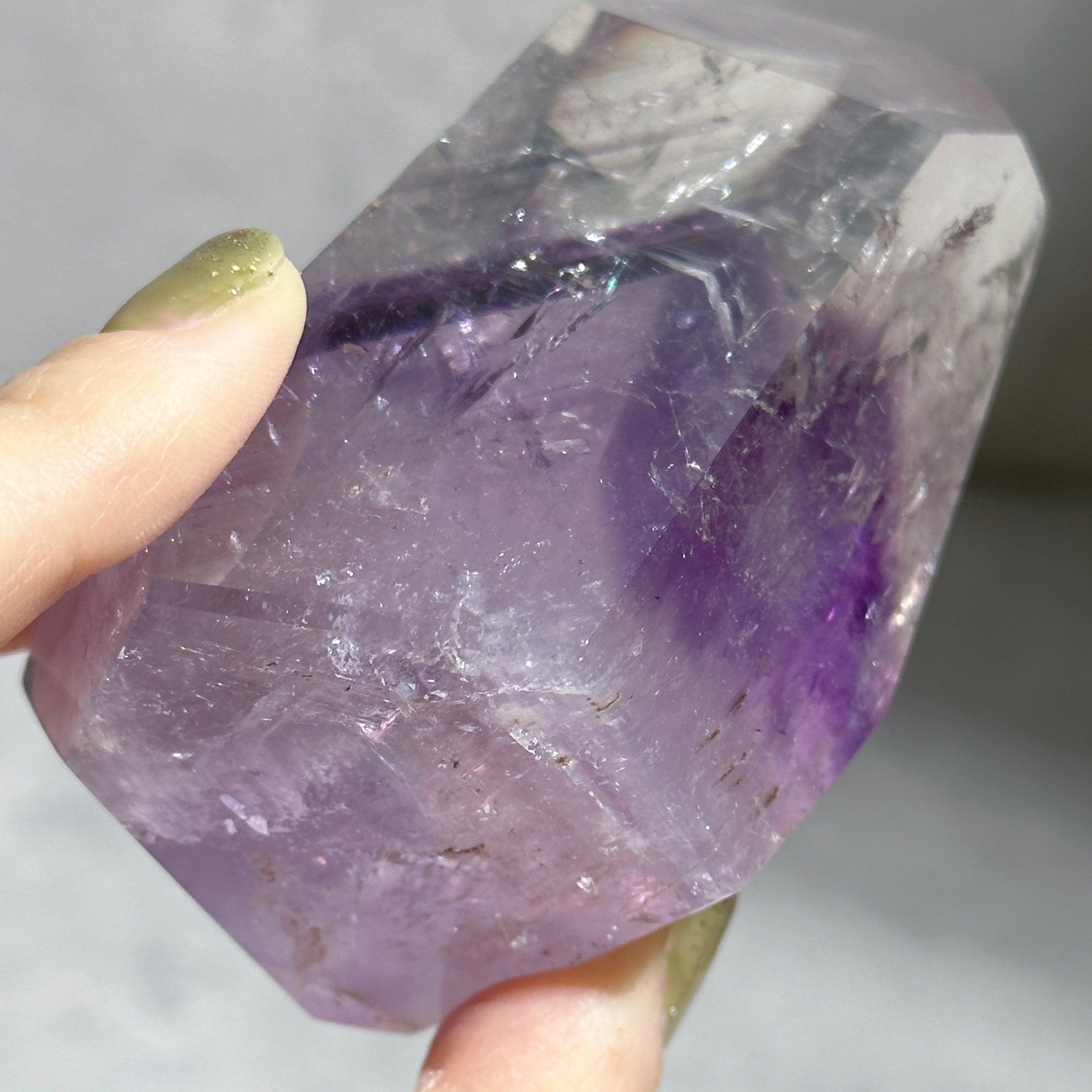 ハイクオリティ】ファントムアメジスト フリーフォーム35◇ Amethyst