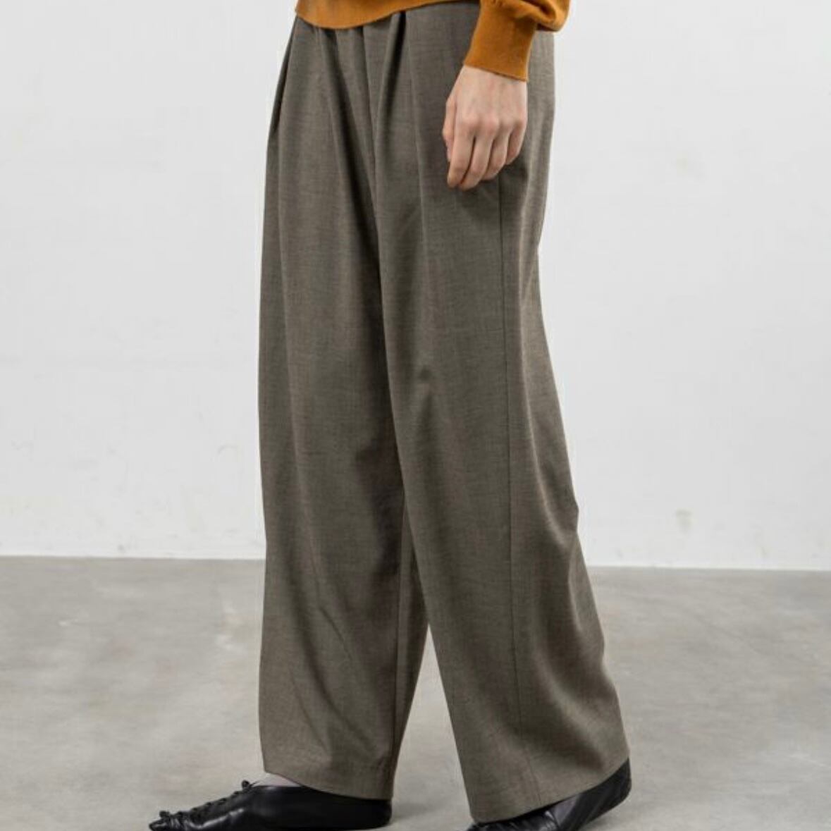 【 ANGELINA 】タックボリュームパンツ