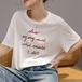 レタープリントTシャツ ・22987