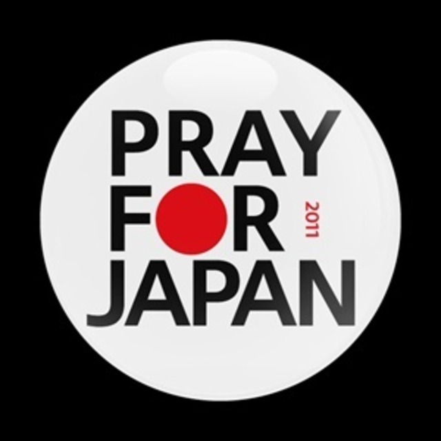 189番 ゴーバッジ PRAY FOR JAPAN