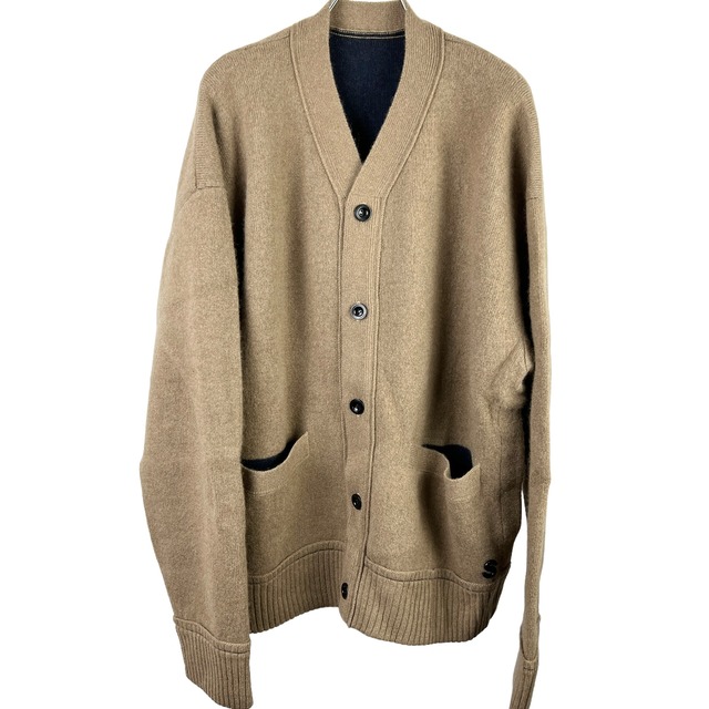 Sacai (サカイ) S Studs Cashmere Knit Cardigan(22-02859M) (brown 