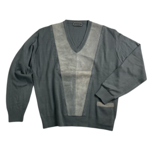 REAL SUEDE KNIT SWEATER