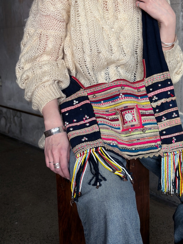 Akha tribe／Vintage embroidery bag