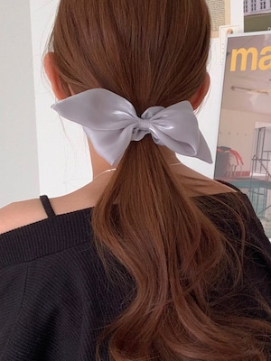 organdie sheer ribbon hair scrunchie【 3color 】 No.Z047