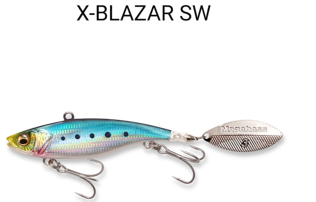 Megabass）X-BLAZAR SW 21g G ブラックレインボー