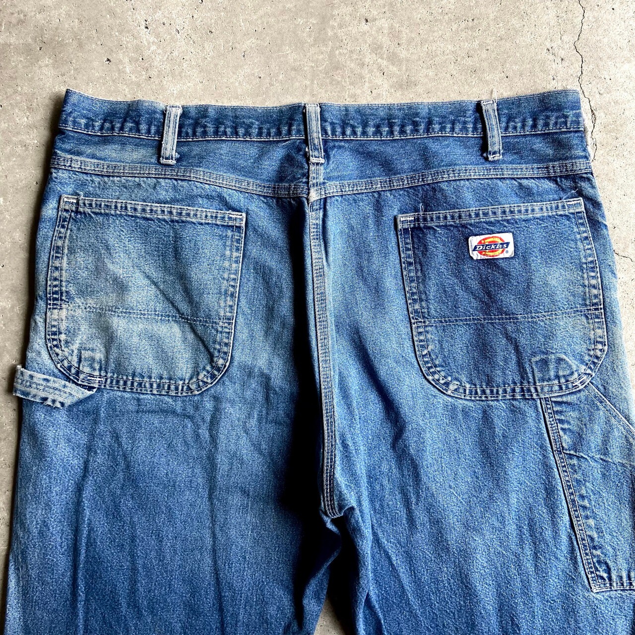 70年代 70s Dickies ディッキーズ ワイド デニム ペインターパンツ 