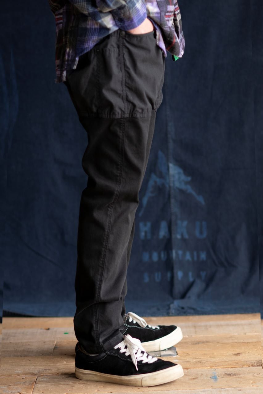 H.A.K.U LOW CLOTCH SKINNY2 BLACK Mサイズ HKS115 NANGA×H.A.K.U LOW CLOTCH SKINNY2 | H.A.K.U MOUNTAIN SUPPLY