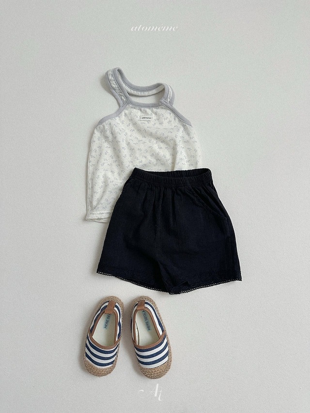 〘予約〙atomeme / Rene Flower Halter-neck Top