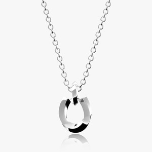 horseshoe necklace（silver）#n78