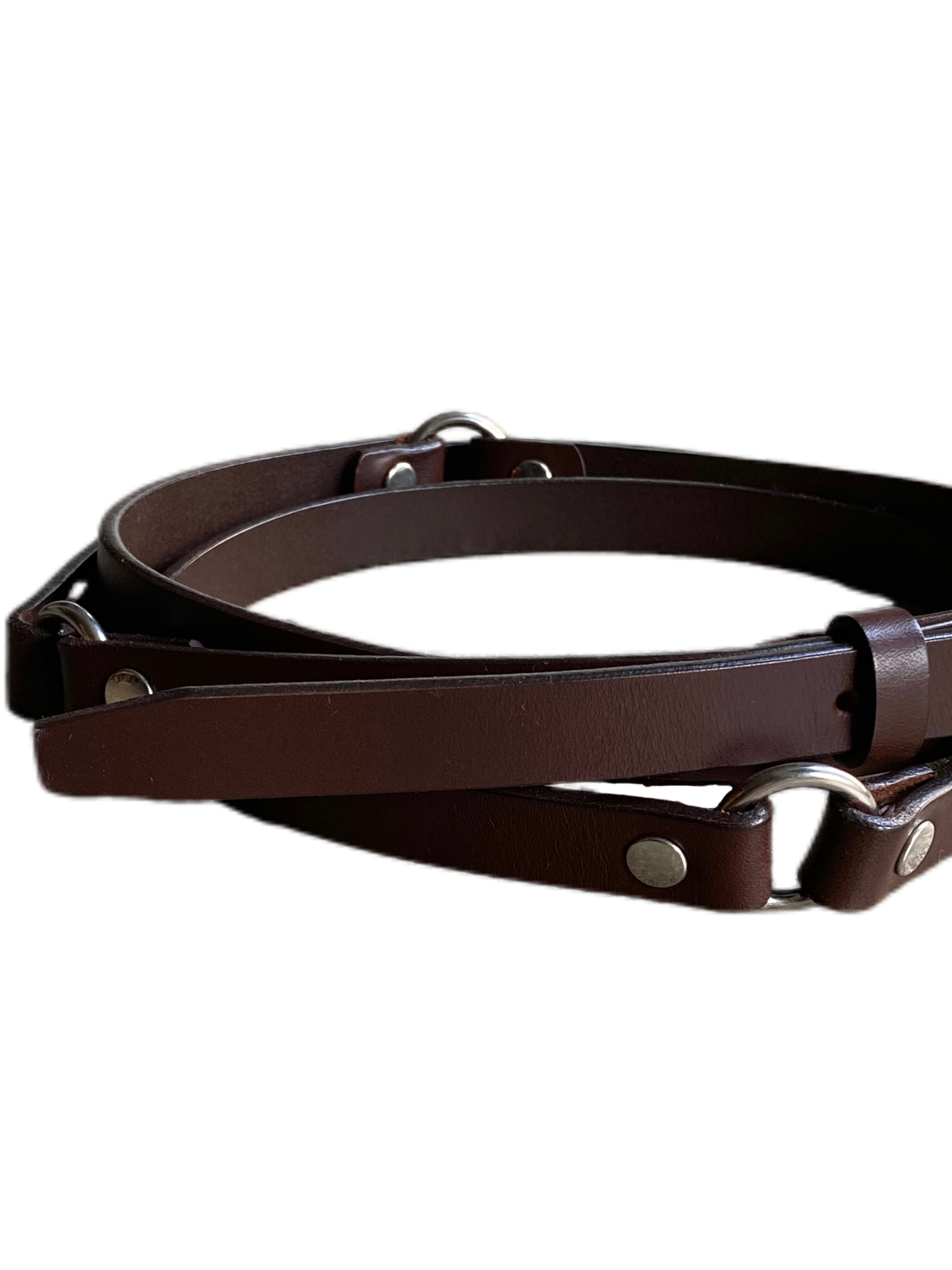 チェレリーニ タイユアタイ別注 レザー ベルト ブラウン bambi_tay77-br