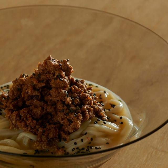 おうどん　いのしし肉そぼろ胡麻梅冷やし（3食）