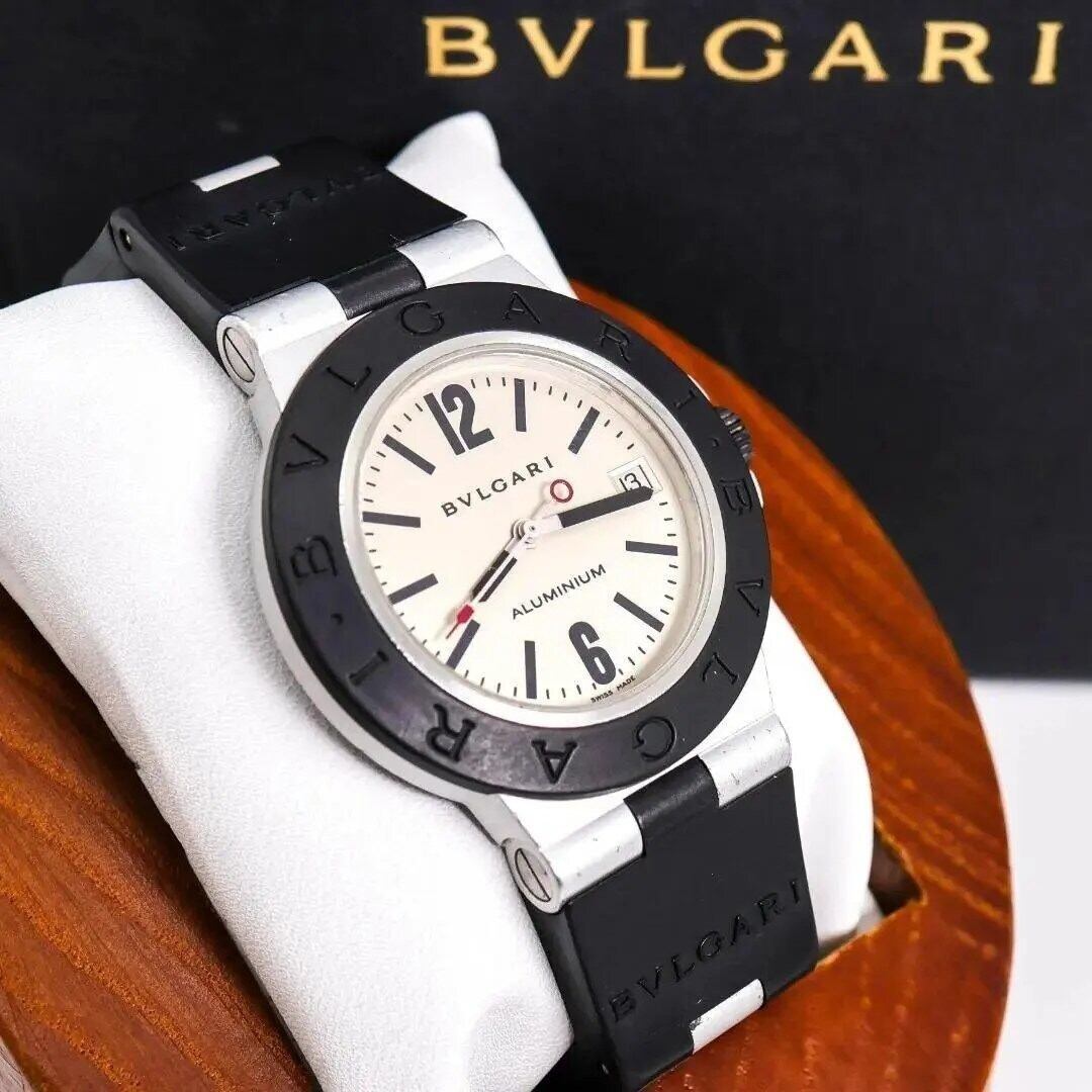 稼働 BVLGARI 腕時計 自動巻き アルミニウム オートマ メンズ3122 稼働 BVLGARI 腕時計 自動巻き アルミニウム オートマ メンズ3122