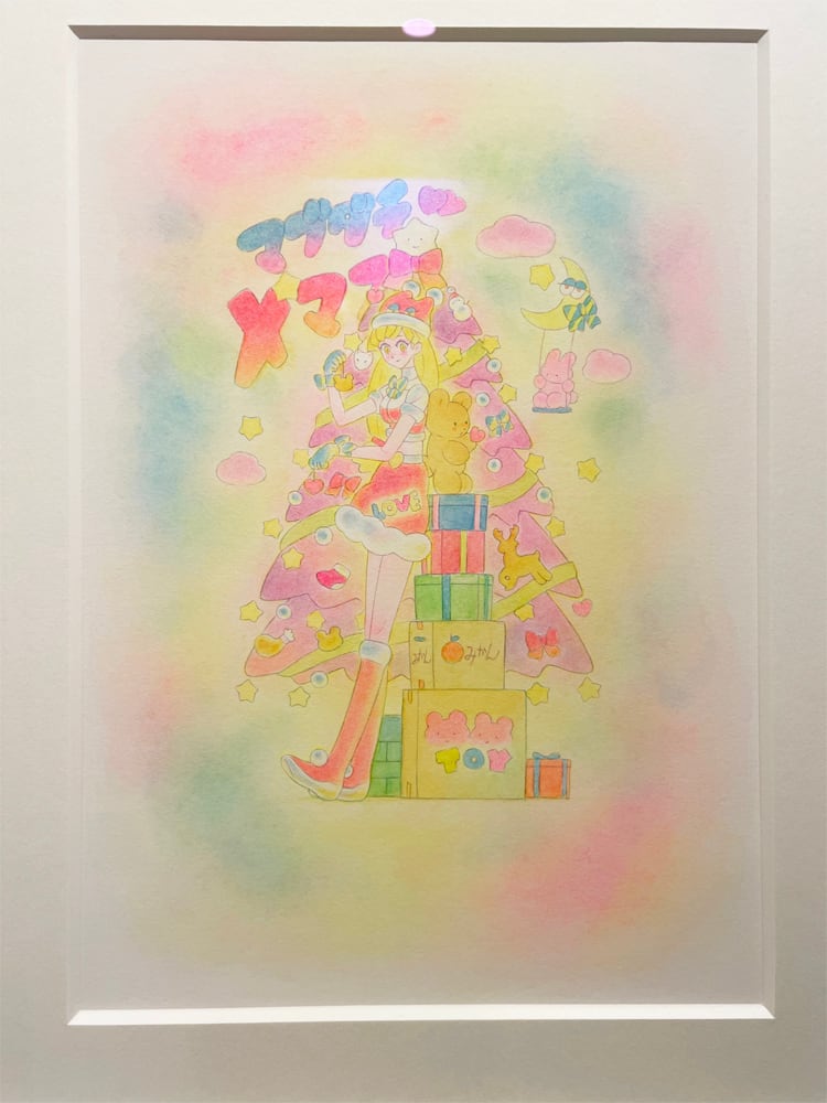 現代アート　オオヤサヤカ　Pink×Pink　ピクン×ピンク　コラージュアート あさくら画廊×江崎びす子イベントレポート！辻修平さんにインタビュー