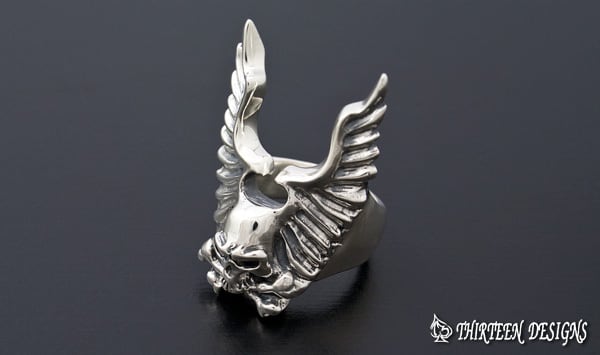 THIRTEEN DESIGNS サーティーンデザインズ FR-2 GULL WING SKULL THIRTEEN DESIGNS サーティーンデザインズ FR-2 GULL WING SKULL