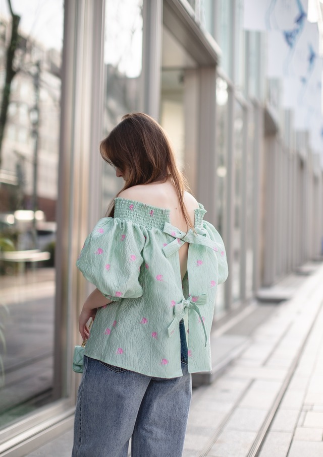 （original)2WAYジャカードブラウス