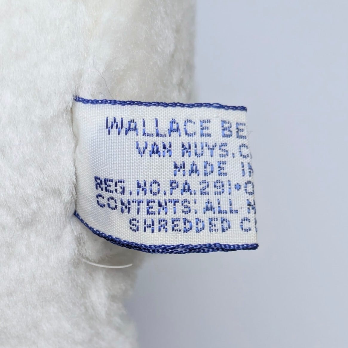 ☆ VINTAGE1980 ☆ 【 Smurf（スマーフ）】【B】お座り / PLUSH TOY / プラッシュ / ぬいぐるみ / VINTAGE / ビンテージ 〚アメリカン雑貨 アメトイ〛